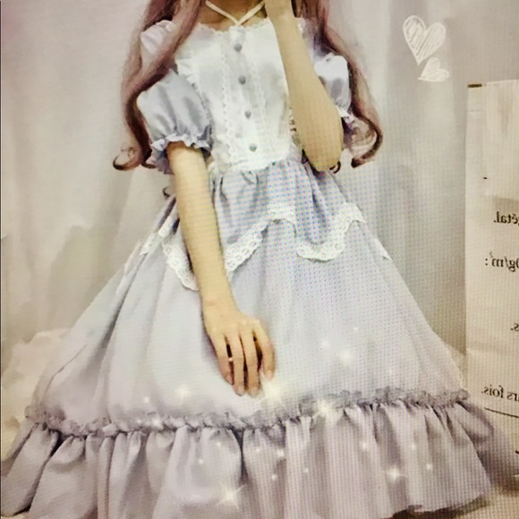 NEW Sweet Harajuku Lolita Dress - Picture 6 of 12